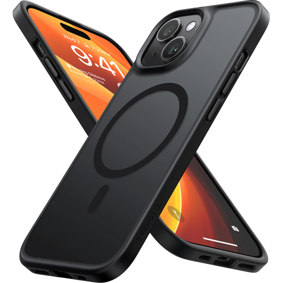 Torras - Guardian Magnetic Series - Iphone 15 - Black