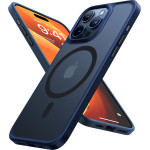 Torras - Guardian Magnetic Series - Iphone 15 Pro Max - Navy Blue