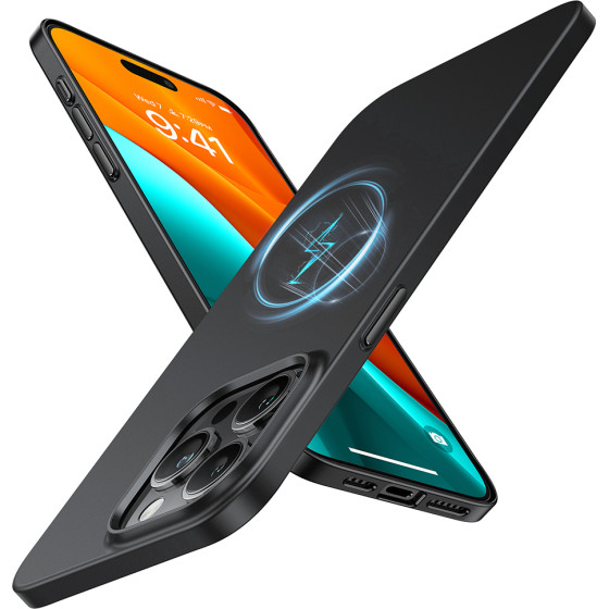 Torras - OriginFit-Mag Series - Iphone 15 Pro Max - Black