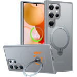 Torras - Ostand Spin Series - Samsung Galaxy S24 Ultra - Dark Grey