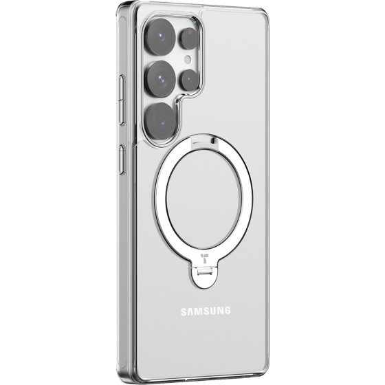 Torras - Ostand Spin Series - Samsung Galaxy S25 Ultra - Clear - (X00FX2216)