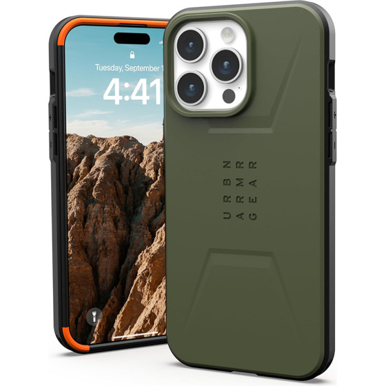 UAG - Civilian Magsafe - Iphone 15 Pro - Olive Drab