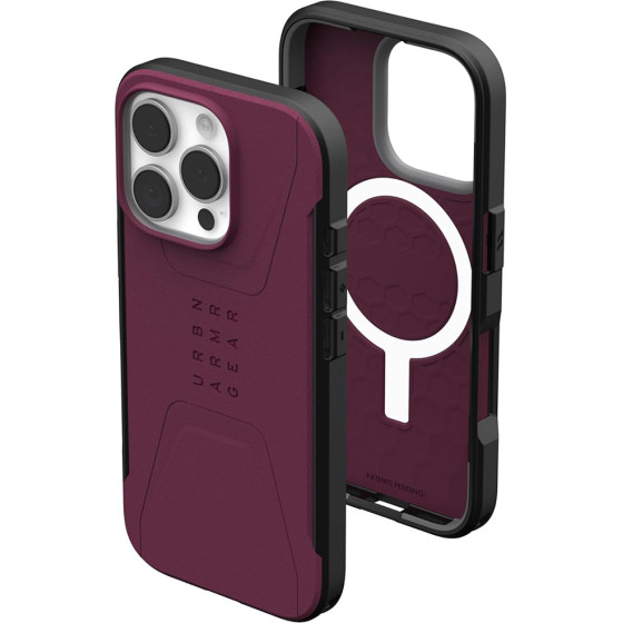 UAG - Civilian Magsafe - Iphone 16 Pro Max - Bordeaux