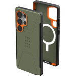 UAG - Civilian Pro Magsafe - Samsung Galaxy S25 Ultra - Olive Drab / Orange