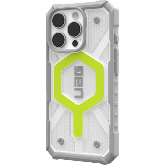 UAG - Pathfinder Clear Magsafe - Iphone 16 Pro - Active Neon