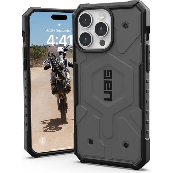 UAG - Pathfinder Magsafe - Iphone 16 Pro Max - Silver