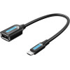 Vention - Otg Adapter - Micro-Usb To Usb 2.0, 480Mbps, Gaming, Firm Connection, Easy Sharing, 0.15m - Black - (CCUBB)