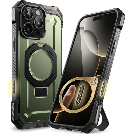 Supcase - Unicorn Beetle Defender Magsafe - Iphone 15 Pro Max - Guldan