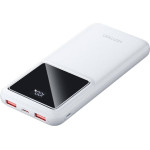 Vention - Wireless Power Bank - Smart Digital Display, USB-C, 2x USB, Micro-USB, PD22.5W, 10000mAh - White - (FHKW0)
