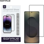 Sonique Hardy Glass Premium Series Hd Full Cover 9H (Fingerprint unlock) Samsung Galaxy S25 Ultra �����