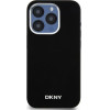 DKNY Liquid Silicone Small Metal Logo Magsafe - Case For Iphone 14 Pro (black) - (DKHMP14LSMCHLK)