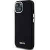 DKNY Liquid Silicone Small Metal Logo Magsafe - Case For Iphone 15 / 14 / 13 (black) - (DKHMP15SSMCHLK)