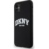 DKNY Liquid Silicone White Printed Logo Magsafe - Case For Iphone 11 (black) - (DKHMN61SNYACH)