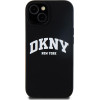 DKNY Liquid Silicone White Printed Logo Magsafe - Case For Iphone 14 / 15 / 13 (black) - (DKHMP14SSNYACH)