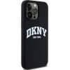 DKNY Liquid Silicone White Printed Logo Magsafe - Case For Iphone 14 Pro Max (black) - (DKHMP14XSNYACH)