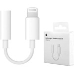 Apple - Original Audio Adapter A1749 (MMX62ZM/A) - Lightning To Jack 3.5mm - White (Blister Packing) - (MMX62ZM/A;A1749)