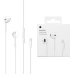 Apple - Original Wired Earphones A1748 (MWTY3ZM/A) - Lightning, In-Ear, With Microphone, 1.2m - White (Blister Packing) - (A1748;MWTY3ZM/A)