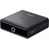 Anker Wall Charger For Powerbank Prime, 100W, 3A, 1 x Pogo Pin - 1 x USB-C - 2 x USB-A, Black - (A1902311)