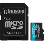 Kingston Memory Card Canvas Go Plus Class 10, UHS-I, U3, V30, A2 - (SDCG4/256GB)