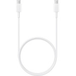 Samsung - Data Cable - Type-C To USB-C, 480Mbps, 2.1A, 1m - White (Bulk Packing) - (EP-DA905BWE)