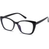 Techsuit - Anti-Blue Light Glasses Reflex Pc - Cat Eye - Black - (PC28016-C1)