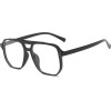 Techsuit - Anti-Blue Light Glasses Reflex Pc - Square - Black - (PC28014-C1)