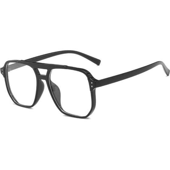 Techsuit - Anti-Blue Light Glasses Reflex Pc - Square - Black - (PC28014-C1)