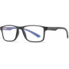 Techsuit - Anti-Blue Light Glasses Reflex TR90 (F2388) - Rectangular - Sand Black - (F2388/SAND-BLACK)