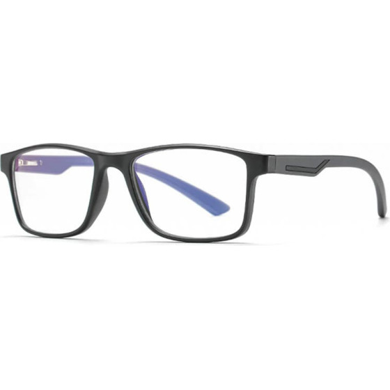 Techsuit - Anti-Blue Light Glasses Reflex TR90 (F2388) - Rectangular - Sand Black - (F2388/SAND-BLACK)