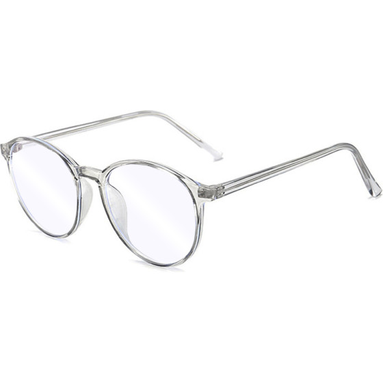 Techsuit - Anti-Blue Light Glasses Reflex TR90 - Round - Gray - (F8551-C7)