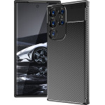 Techsuit - Carbonfiber - Samsung Galaxy S23 Ultra - Black