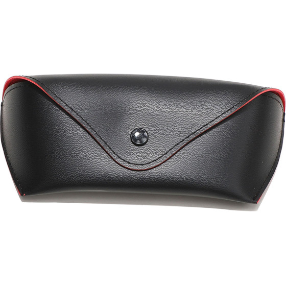 Techsuit - Glasses Case (ETOB1) - Eco Leather, 167 x 70 x 40mm - Black