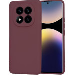 Techsuit - Softflex - Xiaomi Redmi Note 14 Pro+ 5G - Plum Red