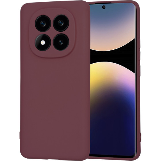 Techsuit - Softflex - Xiaomi Redmi Note 14 Pro+ 5G - Plum Red