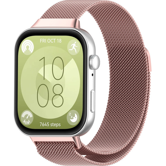 Techsuit - Watchband (W009) - Huawei Watch Fit 3 - Pink