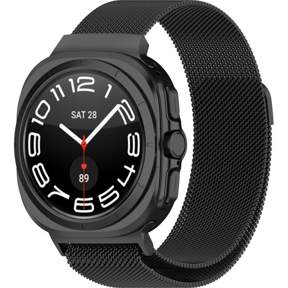 Techsuit - Watchband (W009) - Samsung Galaxy Watch Ultra 47mm - Black