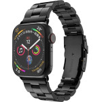 Techsuit - Watchband (W036) - Apple Watch 1/2/3/4/5/6/7/8/9/10/SE/Se 2/Ultra/Ultra 2 (42/44/45/46/49mm) - Black