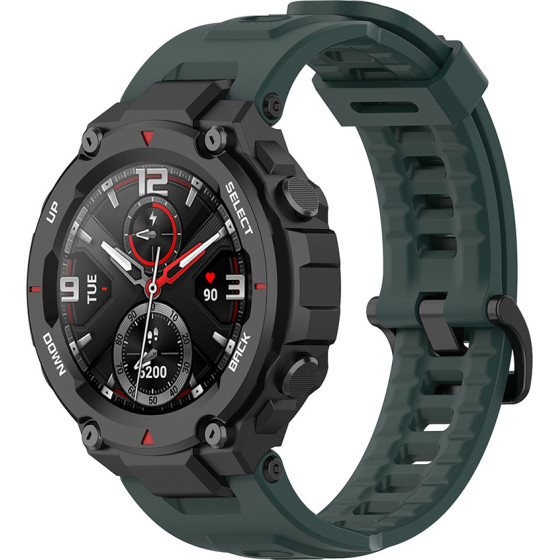 Techsuit - Watchband (W067) - Amazfit T-Rex / T-Rex Pro - Dark Green