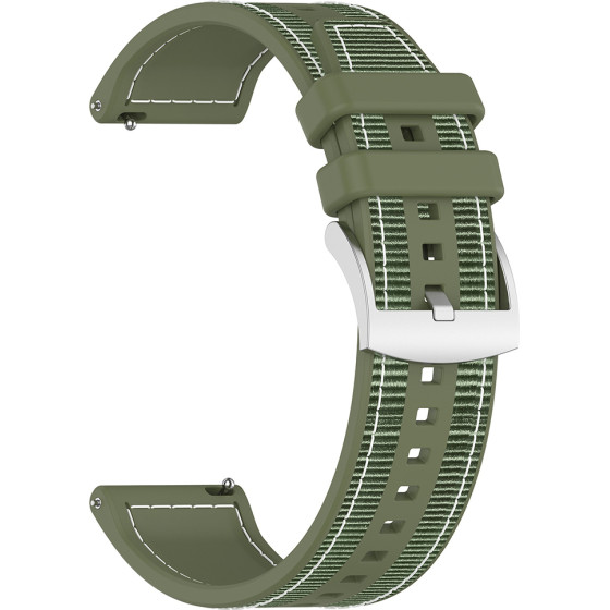 Techsuit - Watchband 22mm (W051) - Huawei Watch Gt 2 (46mm)/Gt 2 Pro/Gt 3 Pro (46mm)/Ultimate, Xiaomi Watch S1 - Green