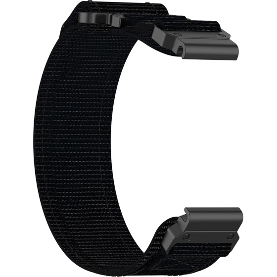 Techsuit - Watchband Quickfit 20mm (W057) - Instinct 2S/2S Solar/Approach S70 42mm/Fenix 7S Pro Sapphire Solar - Black