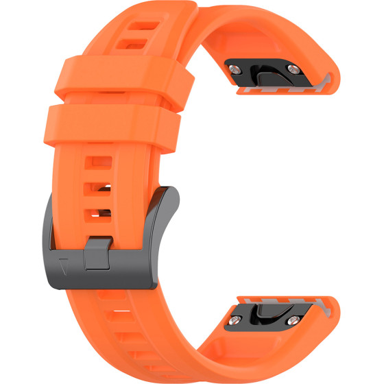 Techsuit - Watchband Quickfit 22mm (W060) - Garmin Fenix 5/5 Plus 6/6 Pro/7/Forerunner 935/945/955/Approach S60/S62 - Orange