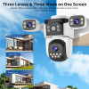 Vstarcam Smart ������ Triple lens, 2MP, WiFi, SD, PTZ, IP66 - (CS621SR)