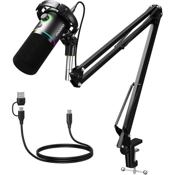Maono Dynamic Microphone PD200XS (black) - (PD200XS Black)