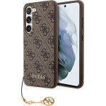Guess 4G Charms Collection - Samsung Galaxy S24 Case (brown) - (GUHCS24SGF4GBR)