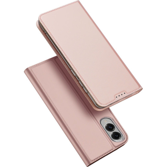 Dux Ducis Wallet Case Skin Pro For Samsung S25 Edge rose