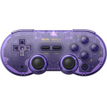 8BitDo SN30 Pro Special Edition �������� & ��������� Gamepad ��� PC / Android / Steam Deck / Raspberry Pi (Hall Effect) - Crystal Purple - (04668)