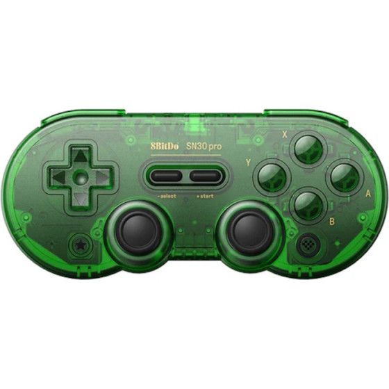 8BitDo SN30 Pro Special Edition �������� & ��������� Gamepad ��� PC / Android / Steam Deck / Raspberry Pi (Hall Effect) - Jade Green - (04669)