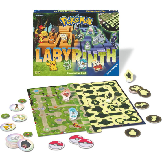 Ravensburger Board Game: Labyrinth - Pokemon Glow in the Dark (22839)