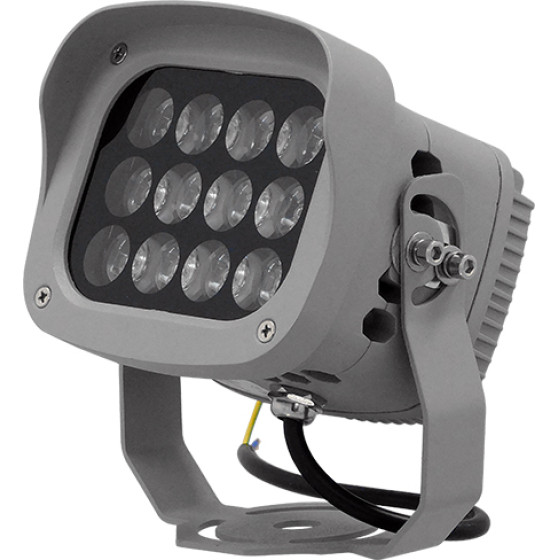 GloboStar FLOOD-XENA ��������� ���� Wall Washer LED 12W 1440lm 10� AC 220-240V ��������� IP65 ����� ����� 6000K - ���� ������� - �13.5 x �11 x �15cm - 3 ������ ������� - (05015)