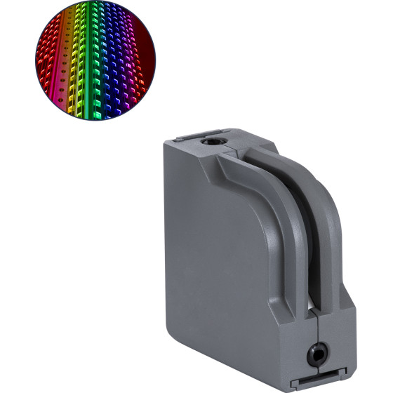 GloboStar WINDOW-CORNA ������������� ������� ��������� ��������� ��������� Window Light LED 6W 480lm 3x172� DC 24V ��������� IP65 RGB DMX512 Dimmable - ���� ������� - �12 x �4.5 x �12cm - 3 ������ ������� - (90116)